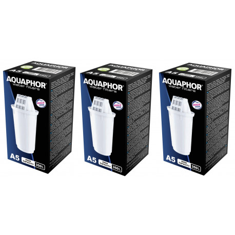 AQUAPHOR A5 - 3ks - antibakteriální filtr, patrona na vodu